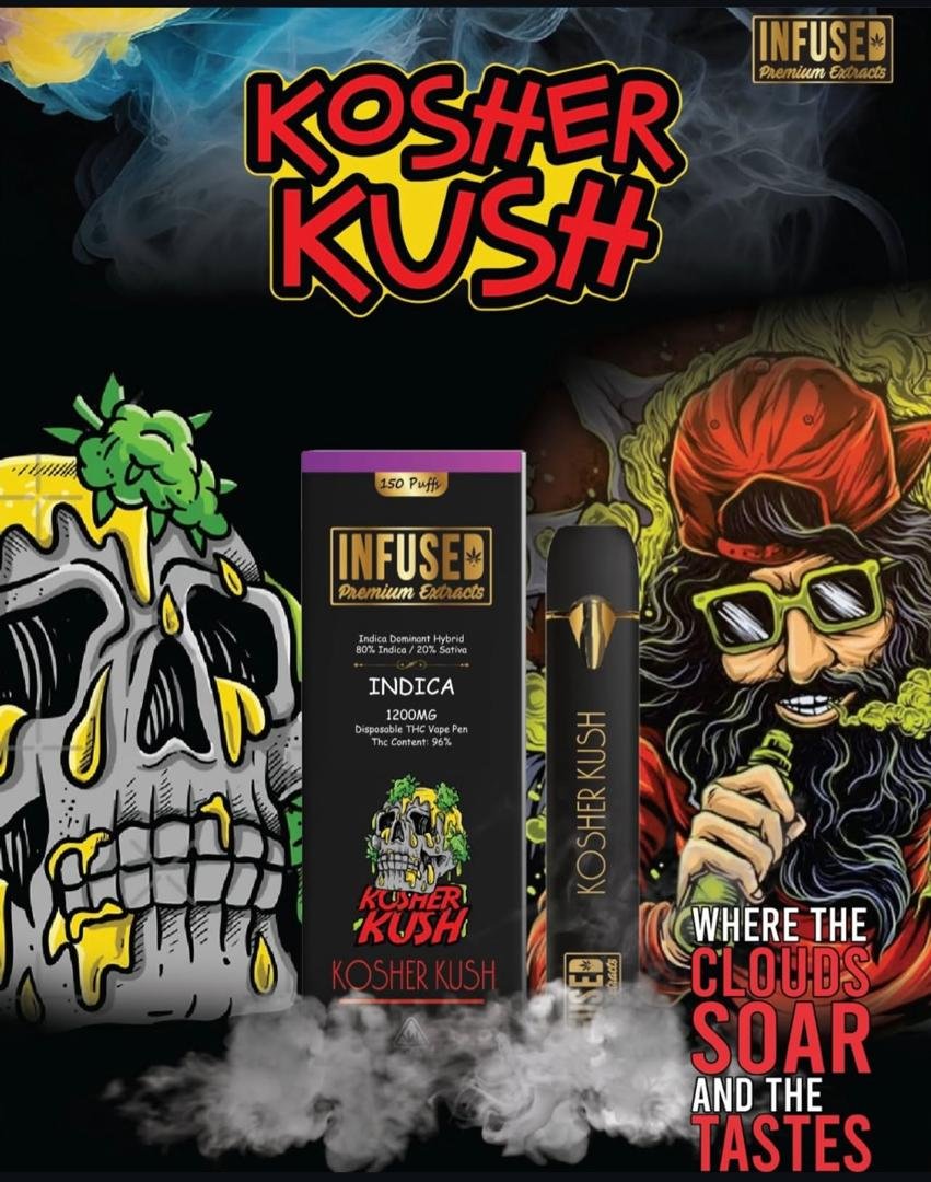 KOSHER KUSH 1200mg Infused Premium Extracts