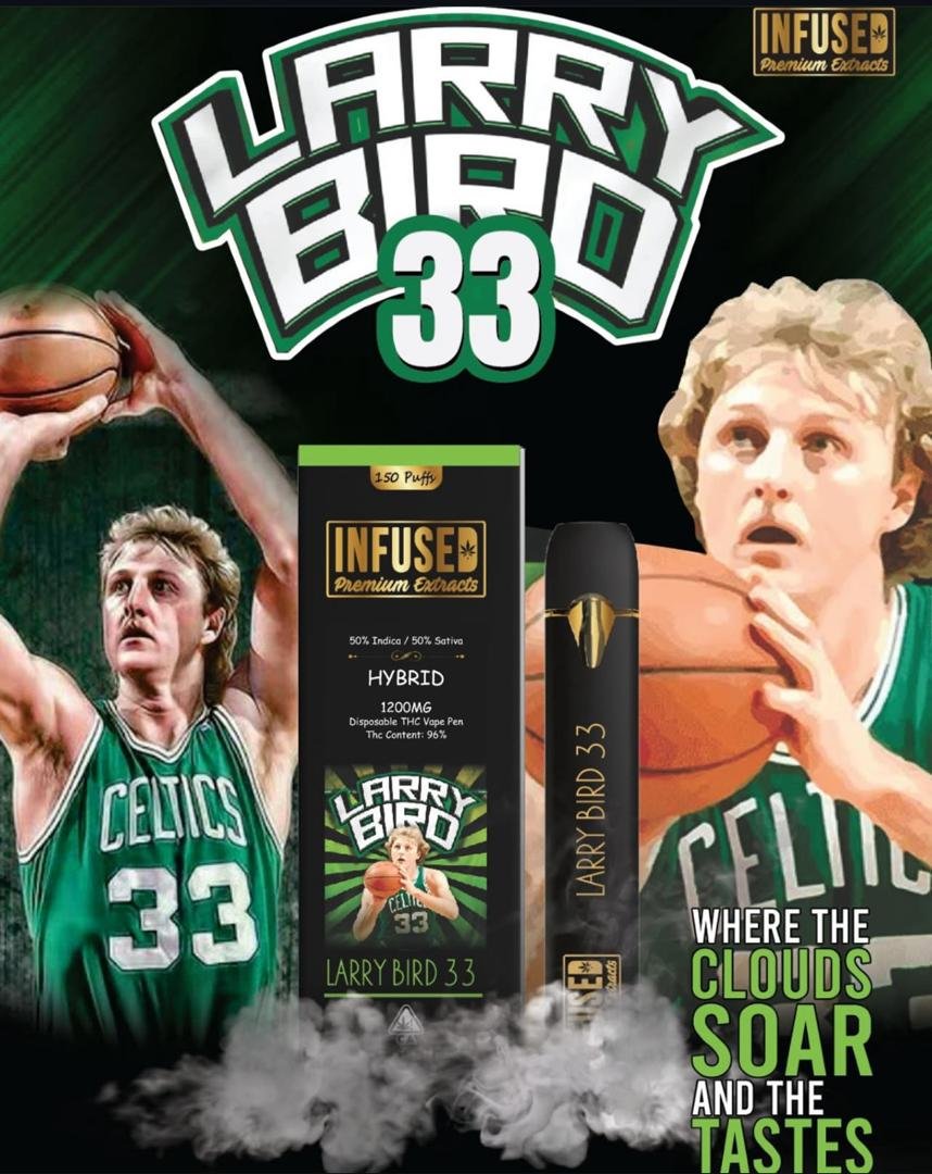 Larry Bird 33 Infused Premium Extracts Vape