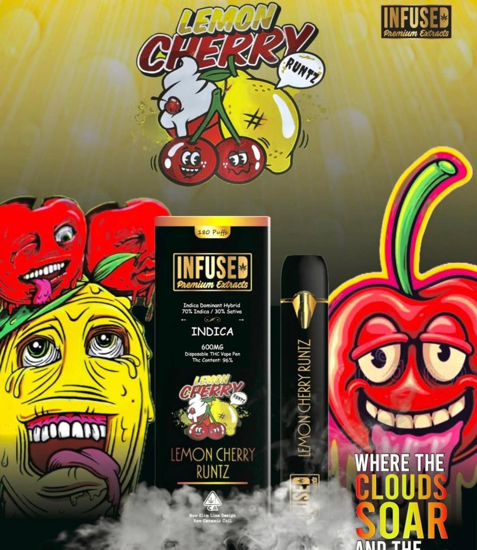 Lemon-cherry-runtz 600mg Premium Extracts vape