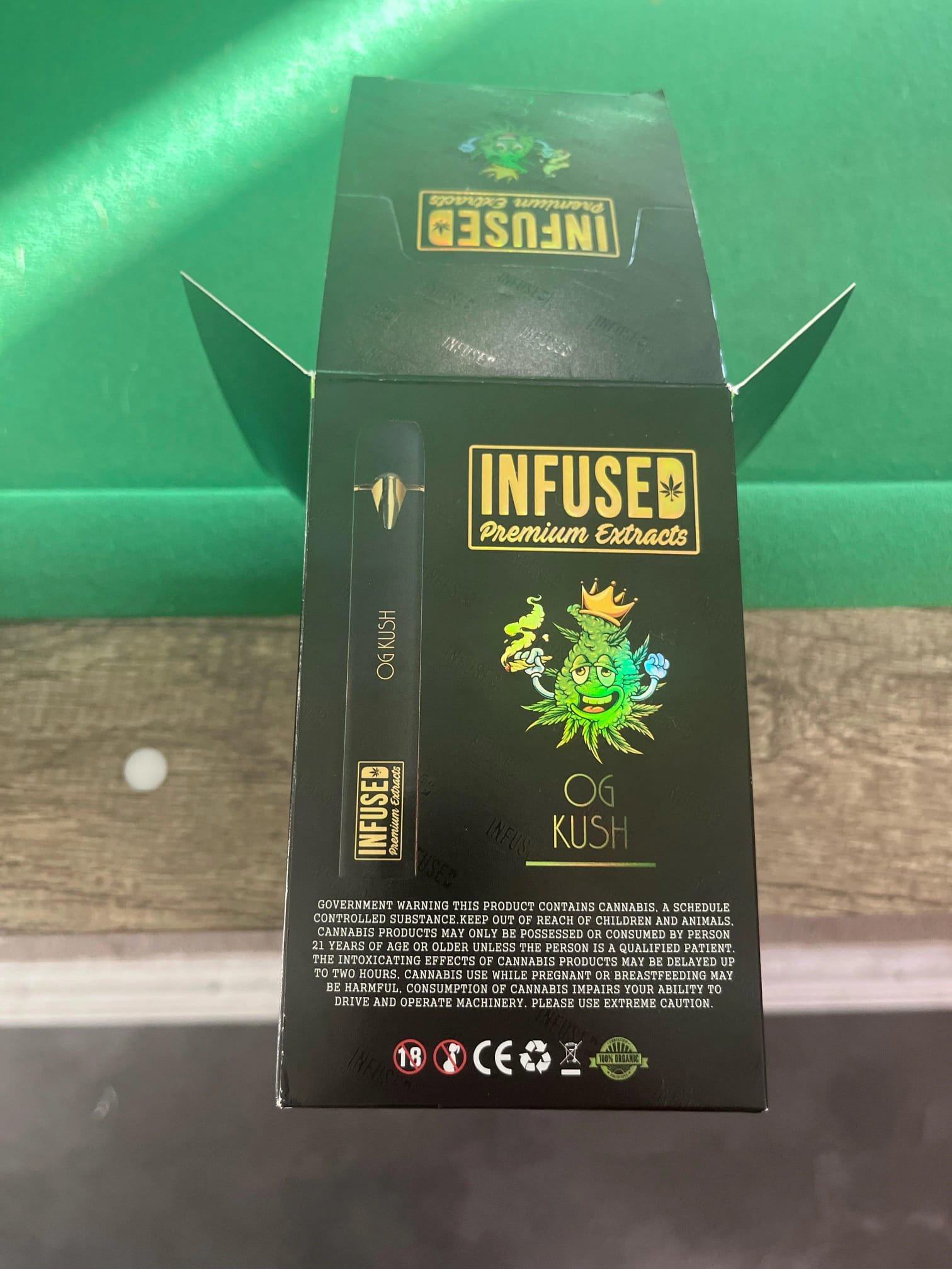 infused premium extract disposable vape vs regular disposable